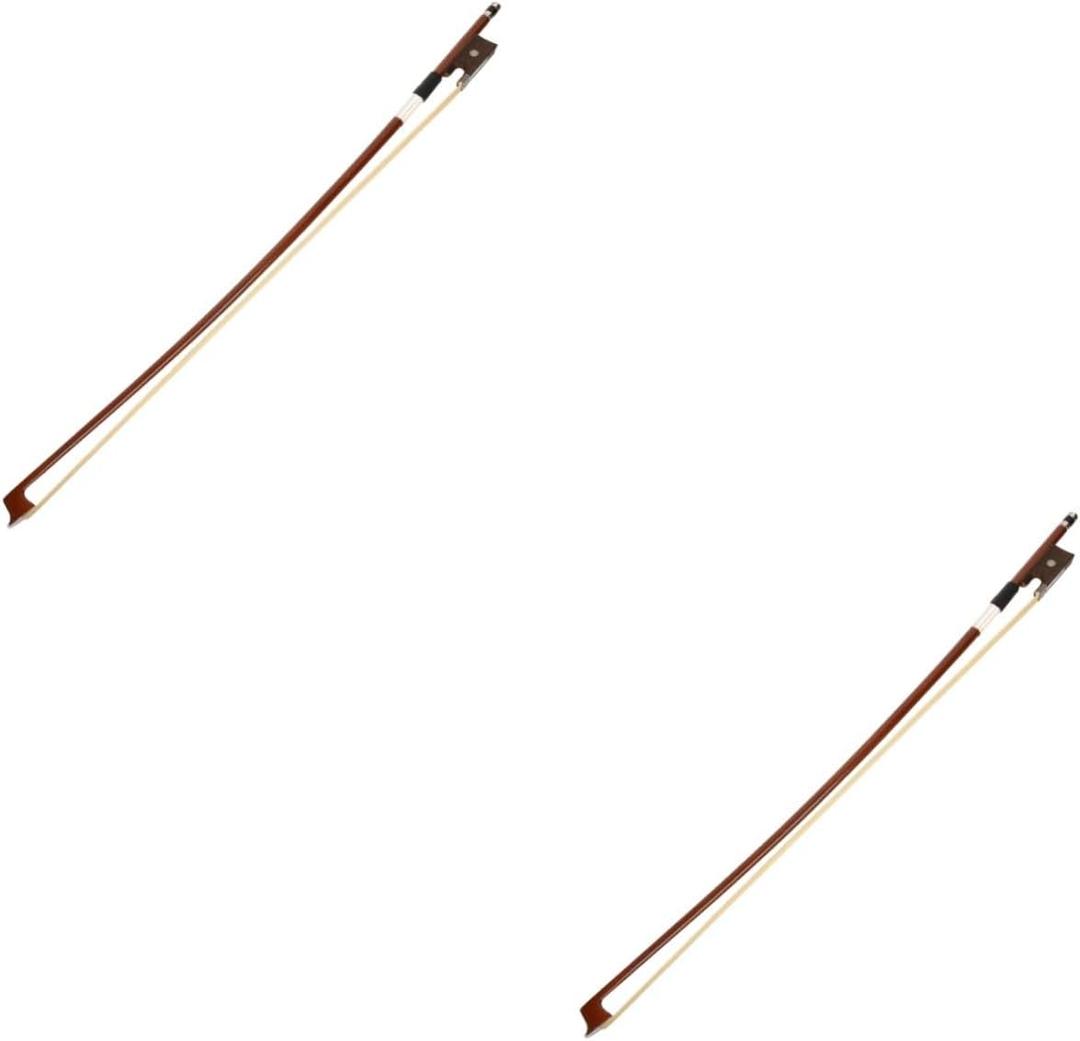 2pcs Practical Violin Hair Lightweight Bow for Beginners for Practice and Performance Music Enthusiasts