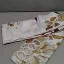 Brown Eucalyptus Leaf Shower Curtain, Brown Botanical Watercolor Plants Bathroom Curtain Bathtub Home Decor Waterproof Fabric Machine Washable with 12 PCS Hooks,72" Wx72 L