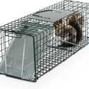 Humane Way Sentinel 24 Inch Live Animal Trap - No Assembly Required - Safe Small Traps for All Animals - Cat, Squirrel, Rabbit, Rodent - 24" L x 7.5" W x 7.5" H