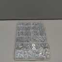 1080 Pcs Screws Bolts and Nuts Assortment Kit, Metric Machine Screws and Nuts and Flat Washers, M3/M4/M5/M6 Cross Slotted Round Head Bolts Sets (C)