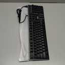 RedThunder K10 Wired Gaming Keyboard and Mouse and Wrist Rest Combo, RGB Backlit, Mechanical Feel Anti-ghosting Keyboard + 7D 7200 DPI Mice+Soft Leather Wrist Rest 3 in 1 PC Gamer Accessories(Black)