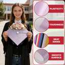 Qumenan 24 Sheets Graduation Cap Decorations Black Glitter Cardstock Blank Graduation Cap Topper Shimmer Grad Toppers for Cap 9x9 Inches 250 GSM for DIY Grad Cap(Glitter Cardstock)