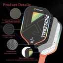 Pickleball Paddle, USAPA Approved, Lightweight Pickle Ball Paddle for Power & Control, Pickleball Paddles for Men & Women Indoor Outdoor Play