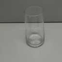 Krosno Drinking Glasses Set of 4  20.3 oz Large Water Juice Glasses Infinity Collection, Modern Tapered Highball Tumblers, Clear Glassware for Cocktails, Dishwasher Safe, Made in Europe