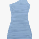 pretty Gardner Summer Casual One Shoulder Ruched Dress Women's Dress, Small