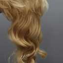 Topcosplay Mens Wigs 80s Mullet Wig Blonde Long Curly Halloween Costumes Wig (Blonde)