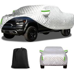 Hail Protection Car Cover Truck Compatible with Ford F100/F150/F250, Chevy C10/Silverado/Colorado, Dodge Ram etc, Thicken Anti Hail Car Cover Waterproof All Weather,Fit Length Up to 242"