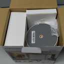 Magcubic Mini Projector with WiFi 6 and Bluetooth 5.4, Portable Projector 4K Support, 5W Soundbase Speaker, Auto Vertical Keystone 180Rotatable Smart Proyector for Movie Home Outdoor (White)