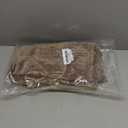 decorUhome Spring Chenille Soft Cozy Throw Pillow Covers 22x22 Set of 2, Modern Farmhouse Boho Velvet Decorative Euro Sham Pillow Cases with Stitched Edge for Couch Sofa Bed Home Decor, Brown