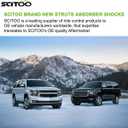 SCITOO 2Pcs Rear Shock Absorbers Shocks Struts for 2009-2010 for Dodge for Ram 1500,2011-2015 for Ram 1500 KG54342