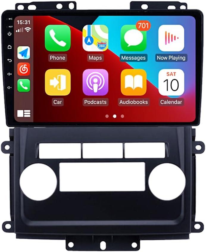 4+64GB ROM for 2009-2012 Nissan Frontier Xterra Radio Apple CarPlay Android 13 Car Stereo with Android Auto 9'' Touch Screen Bluetooth Car Audio Receiver Support SWC GPS Backup Camera FM RDS