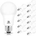 Energetic 12-Pack A19 LED Bulb 100W Cool White 4000K Dimmable Light Bulbs, 13.5W 1600lm CRI80+, 15000Hrs, ETL Listed