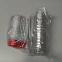 60 Pcs Heart Shaped Cake Pans with Lids, Aluminum Mini Cake Pans, 3.4 Oz/ 100ml Foil Disposable Flan Pan Cupcake Tins Baking Pan for Valentine's Mother's Day Party (Red, Pink, Purple, Rose Red, 60)