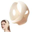Collagen Face Sculpt Wrap, Skin-Friendly and Breathable, Reusable Face Mask for Wear While Sleeping, Supports Jawline Sculpting & Firming (White)