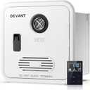 RV Tankless Water Heater,55,000 BTU RV Instant Water Heater with Remote Controller,16"x16" DoorFront Water Outlet,Propane Gas, DC 12V, CSA Certificated,Compatible with All RVs-White