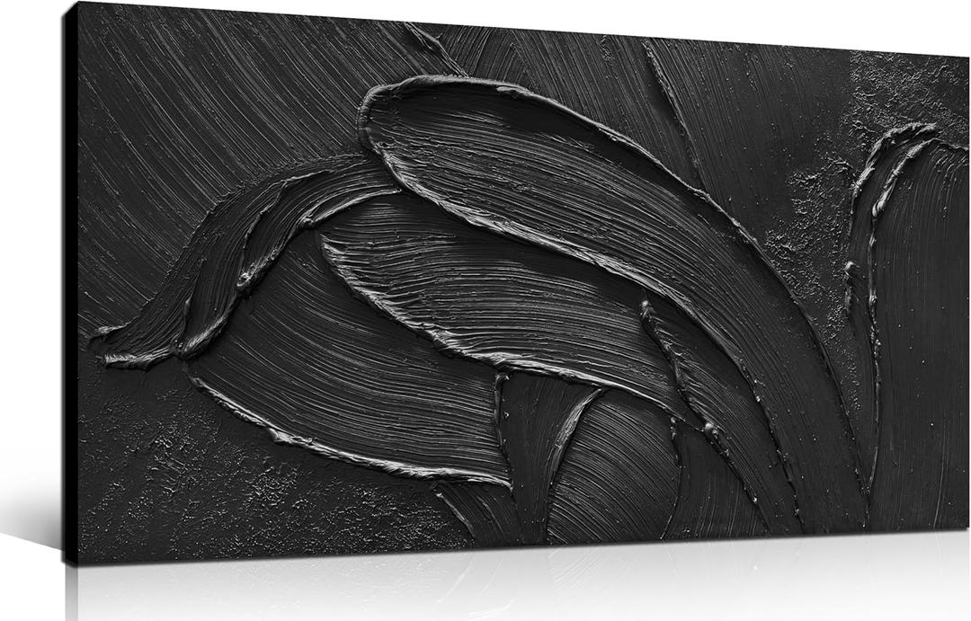 Hand Painted Oil Paintings On Canvas Abstract Painting Wall Art for Bedroom 3D Textured Wall Decor for Living Room 20 x 40 Inch