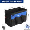 WORKPRO 16-inch Wide Mouth Tool Bag with Water Proof Molded Base