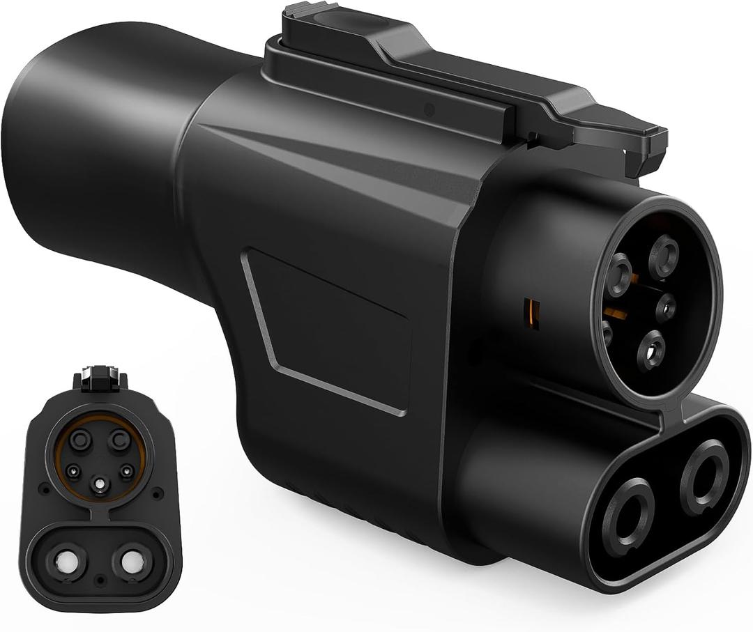 NACS to CCS Adapter, Fit for Tesla Supercharger to CCS1 Electric Vehicle Adapter, 500A 1000V TSL Charger Adapter for CCS1 EVs, for Ford EVs, GM, Rivian and V3/V4 DC Fast Charging Stations