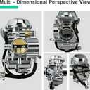 Carburetor Fit for Arctic Cat 250 300 400 2x4 4x4 ATV 1998-2001, Replacement for 0470-348 0470-352 0470-362 0470-367