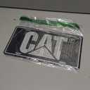 Caterpillar Equipment Black with Silver Outline Novelty Auto License Plate