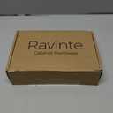 Ravinte 25 Pack Solid 4 Inch Square Cabinet Handles - Brushed Nickel Pulls for Kitchen Drawers and Cabinets - Hardware Handles