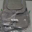 Henkelion Cat Carriers Dog Carrier Pet Carrier For Small / Medium Cats Dogs Puppies (Up To 15lbs), TSA Airline Approved Small Dog Carrier Soft Sided, Collapsible Waterproof Travel Puppy Carrier - Grey (17.0"L x 11.0"W x 11.0"H)