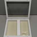 Califortree 8x10 Shadow Box Frame with Linen Back - Sturdy Rustic Memory Display Case of Flower, Pictures, Medals and More, White