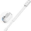 Generic Electrical Outlet Extender, 23-35 in Length, 180 Swivel, 2 AC Outlets, USB-C & USB-A Ports, Wall Mount