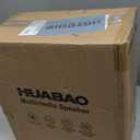 HUABAO Portable Karaoke Machine with 14.1 HD Rotatable Screen, Wireless Screen Mirroring for Android & iOS, Bluetooth Party Speaker with Lyrics Display & Lights, PA System with 2 Wireless Microphones