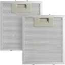 Range Hood Grease Filter Compatible with Whirlpool, Jenn Air, Kitchen Aid, 5-Layer Aluminum Mesh Grease Vent Filter 8.75 X 7.5 Inch-2Pcs,Replacement #W10727013 W10915369