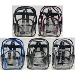 BULK Carton Arctic Star Clear Backpack - 13" - Minimum Order 1 Case of 24 - Bulk
