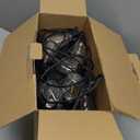 Brightever LED Outdoor String Lights 100FT Patio Lights with 52 Shatterproof ST38 Vintage Edison Bulbs, Outside Hanging Light Waterproof for Porch, Deck, Garden, Backyard, Balcony, Dimmable 2700K (100FT-Warm White, Black Wire)