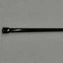 AIZESI  Black Small Tension Rod 12 to 19 Inch Adjustable Tension Curtain Rod Mini Closet Rod Spring Rod No Drilling Short Tension Rods for Windows, Cupboard, Kitchen Cabinets,Suitable 12-17in