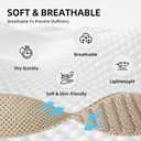 Ultra-Soft Stretchy Nylon Sport Band Compatible with WHOOP 5.0, One, Peak & Life | Adjustable, Breathable, & Sweat-Wicking Replacement Wristbands for Men & Women | NOT for Gen 4
