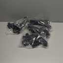 Adjustable Black Fishing Rod Holder for Boat Kayak Swivel Side Mount Kits Tackle (RH40-4Pack)