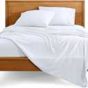 Bare Home Queen Sheet Set - Luxury 1800 Ultra-Soft Microfiber Queen Bed Sheets - Double Brushed - Deep Pockets - Easy Fit - 4 Piece Set - Bedding Sheets & Pillowcases (Queen, White)