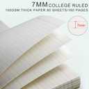 AHGXG Spiral Notebook 6 Pack - A5 Small Spiral Notebooks for Work, 5.7" x 8.22", 100GSM Thick College Ruled Paper, 160 Pages Spiral Journals for Women Men School Supplies, Pink Green Blue