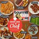 Gourmia French Door Air Fryer 25 Qt Large Capacity Convection Oven, Fryfroce 360, Digital Display with 17 Cooking Presets, Bake, Toast, Roast, Dehydrate, Fits 12 Pizza