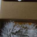 Brightown Christmas Lights, 100 LED 34 Ft Pure White Snowflakes Holiday Lights,8 Lighting Modes, Waterproof Shatterproof Decorative Xmas Fairy Lights for Outdoor Xmas