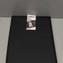 Case-it Folio Padded Laptop Sleeve | Faux Leather | Holds Up to 15 Inch Laptop | Microfiber Lined Gusseted Pocket | Internal Elastic Pocket | Laptop Protector | LAP-101-LL Black