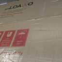 LOAAO 40X30 Gold Bathroom Mirror, Rounded Rectangle Gold Frame Mirror, Brushed Gold Bathroom Vanity Mirror Wall-Mounted, Anti-Rust, Tempered Glass, Hangs Horizontally or Vertically