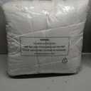 EASELAND Queen Size Mattress Pad Pillow Top Mattress Cover Quilted Fitted Mattress Protector Cotton Top Stretches up 8-21" Deep Pocket Cooling Mattress Topper (60x80 inch, White)