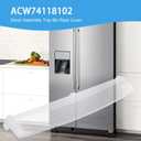 ACW74118102 Drawer Decor Tray Bin Cover, Drawer Decor Tray Bin Replacement Compatible with LG/Kenmore Refrigerator