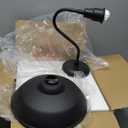 Outdoor Gooseneck Barn Lights with Dusk to Dawn Sensor, 10.6inch Black Farmhouse Exterior Light Fixture Wall Mount, Outdoor Wall Sconces Outside for Farm House Garage Porch Patio 1pack