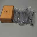 VisionGlobal 8 Pairs Reading Glasses, Blue Light Blocking Glasses, Computer Reading Glasses for Women and Men, Fashion Square Eyewear Frame (4black+4brown,+2.75 Magnification)