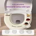 Toilet Seat Cover Pads, EVA Made, Universal Fit, Easy Remove Handle, Washable Cover for Standard and Elongated Seats