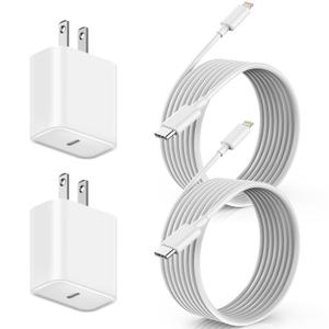 Fast Apple iPhone Charger,2Pack Apple Charge Cable iPhone Charger Fast Charging 6Foot Phone Charging USB C Charge Adapter 6FT Type C to Lightning Cable for iPhone 14/13/12/11 Pro Max/XR/XS/SE2022/iPad