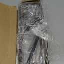 Shower Caddy Hanging with Door Hook - Split Design for Handheld Showerheads, Rustproof Over The Showerheads Bathroom Organizer with Hooks Soap and Toothbrush Holder, Bathroom Accessories Silver