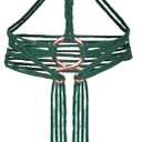Joukavor Viking Troll Cross Belt Norse Witch Rope Belt for Women