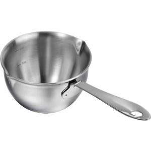 6.76 Oz Mini Butter Warmer Stainless Steel Small Melting Pot For Stove Top 0.2 Quart